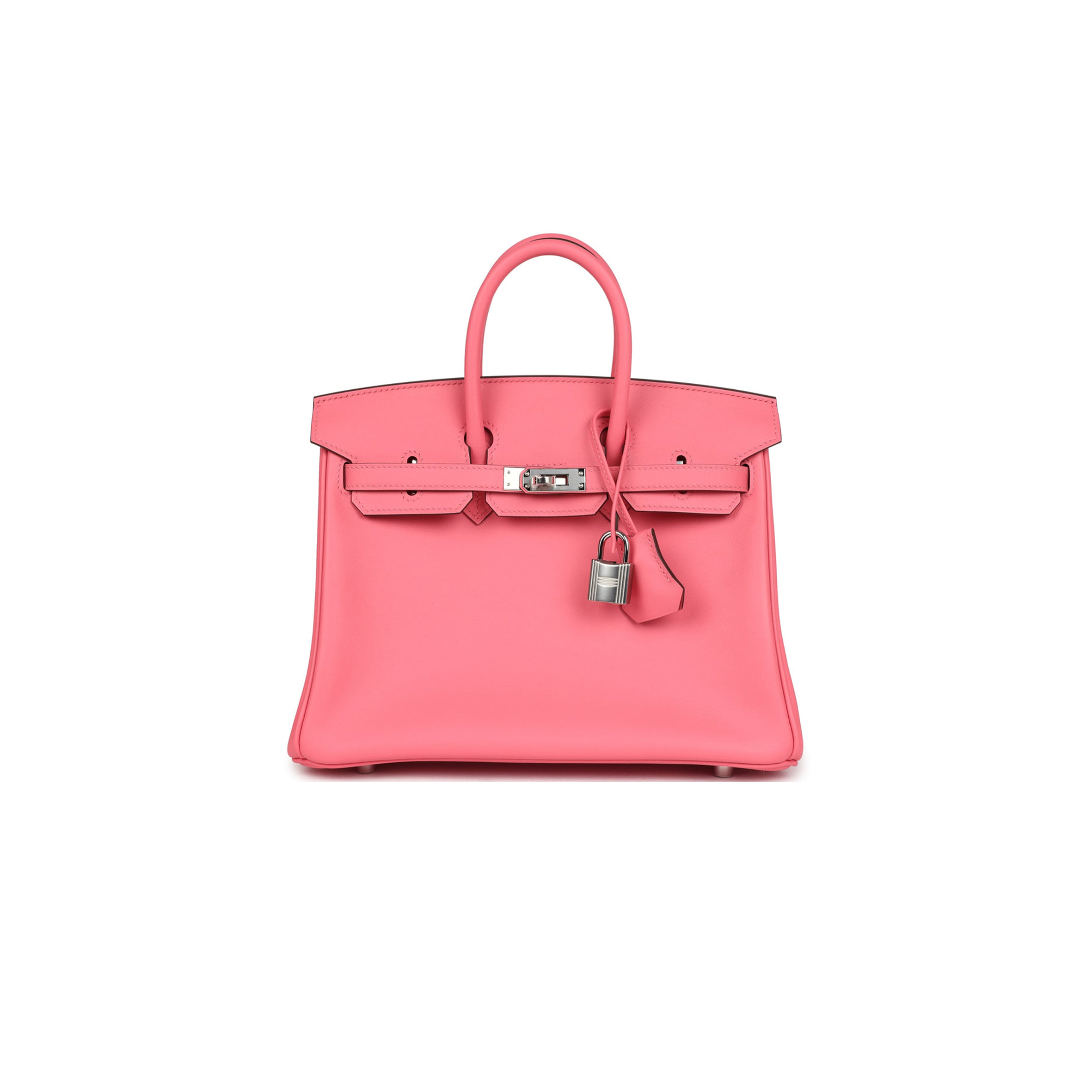 H**me5 birkin 25 rose azalee swift palladium hardware (25*20*13cm)